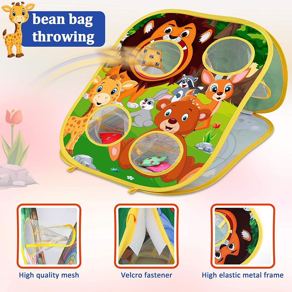 Animal Bean Bag Toss Toy Outdoor Toss , Family Party Party Supplies for