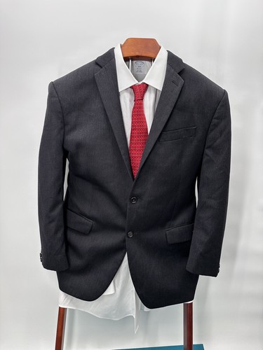 Ralph Lauren Jacket Mens 44R Charcoal Polo University Sport Coat Blazer 2 button