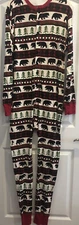 Nwt Lazy One Red Fair Isle Flapjack Long JohnS Unisex  XL  Bear Essentials