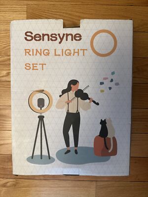 Sensyne 10'' LED Ring Light with 50'' Extendable Tripod Stand And Phone  Holder