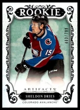 2018-19 Upper Deck Artifacts Sheldon Dries RC 463/799 Colorado Avalanche #RED188