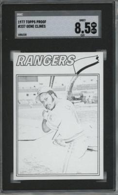 1977 Topps #237 Gene Clines 9 card progressive proof. 45a | eBay