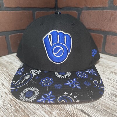 Milwaukee Brewers New Era 9FIFTY Snapback hat cap Paisley Design FAST SHIPPING!