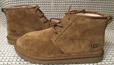 UGG Neumel Chestnut Suede Sheepskin Chukka Ankle Boots Shoes  display picture 2