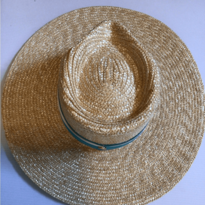 Wyeth blu seas straw rancher Jessica in Natural Seagrass Straw Cowboy Hat main image 3
