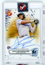 2023 Topps Pristine Gold Autograph 28/50 #PA-JE Jerar Encarnacion RC - Encased