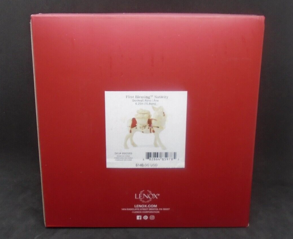 Lenox First Blessing Nativity Donkey eBay