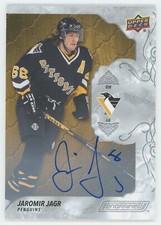 2019-20 Upper Deck Engrained Oak Autograph Jaromir Jagr SP