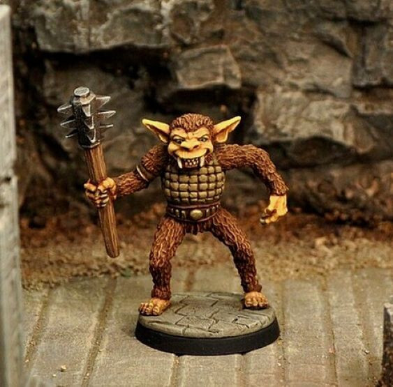 Otherworld Miniatures Bugbear Subchief D&D unpainted miniature NEW!