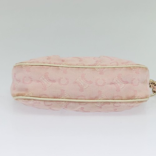CELINE C Macadam Canvas Shoulder Bag Pink Auth 120368 - Picture 9 of 20