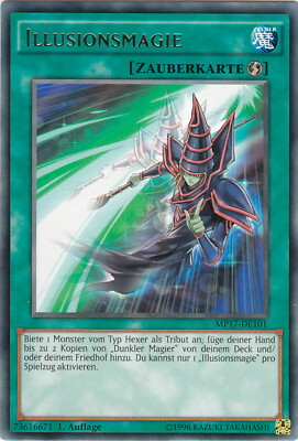 YU-GI-OH, ILLUSIONSMAGIE, R, MP17-DE101, 1. Auflage, TOP