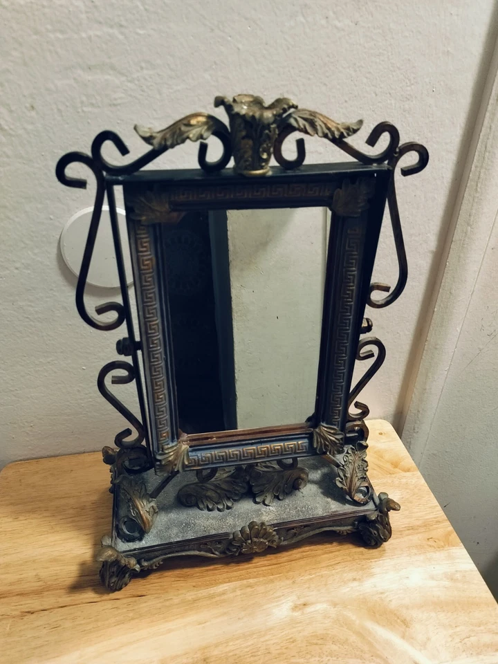 Stunning Vanity Mirror Home Decor Table Top Bureau Mirror 17" x 11" x 5.25" - Image 4 of 4