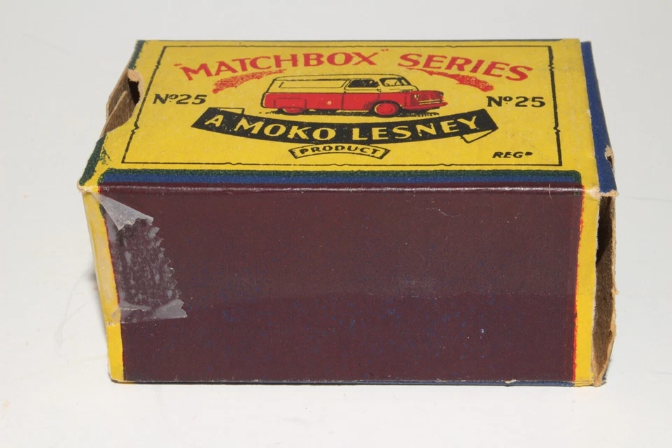 MATCHBOX LESNEY #25A BEDFORD DUNLOP VAN, RODAS DE METAL, EXCELENTE, CAIXA TIPO B - Imagem 2 de 4
