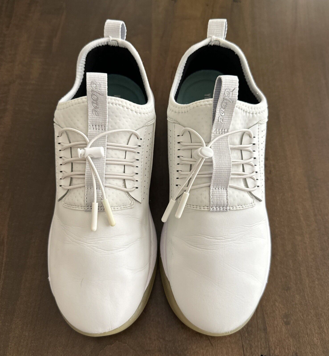 Clove Shoes White Leather Sneakers For Nursing School Clove