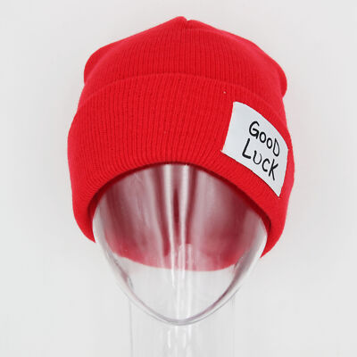 Cosplay Undead Unluck Fuko Izumo Red Knitted Hat Winter Warm