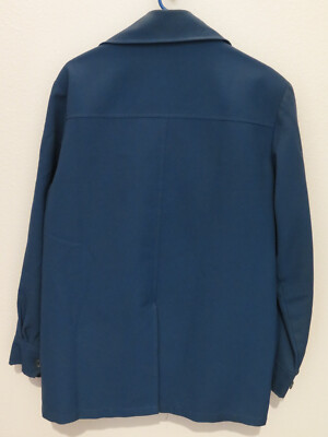 Vintage Marco Dark Blue Lined Jacket Button Up Size 44/Pants 34