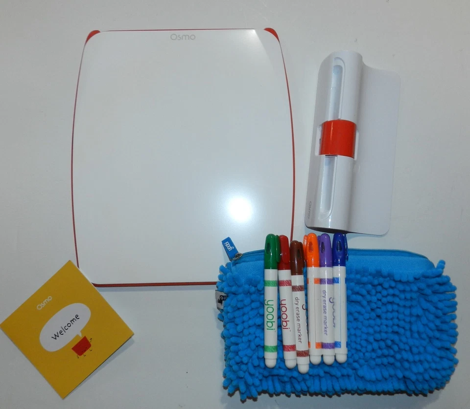 Kids OSMO Genius 5 Game Kit plus wipe board pens pouch NEW (office) - Image 3 of 4