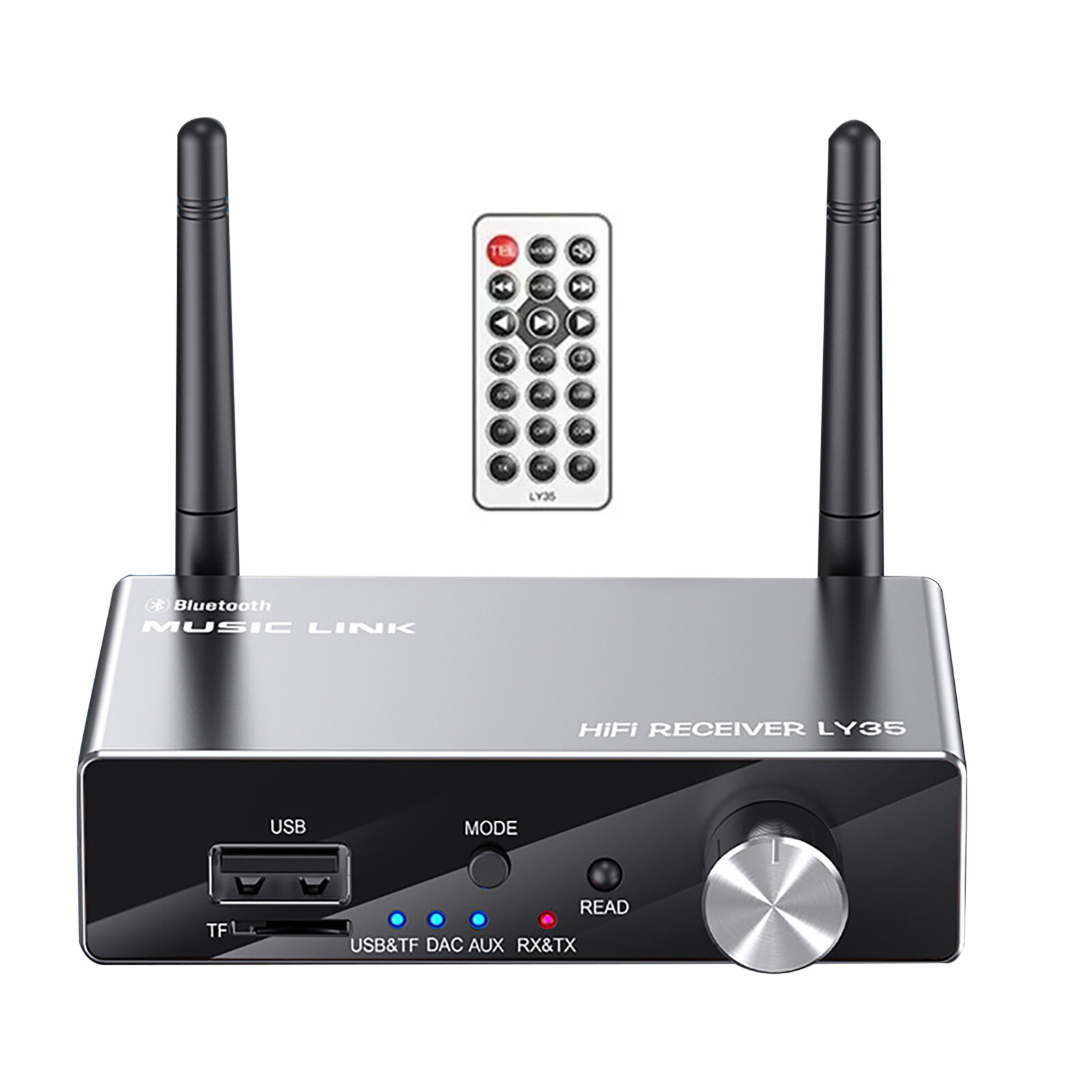 1PC Bluetooth 5.3 Audio Transmitter Receiver with Remote