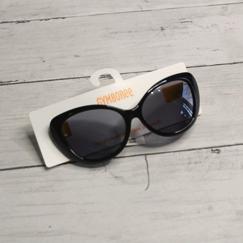 Gymboree Vintage Girl's Cat Eye Sunglasses One Size Black and Yellow - Picture 5 of 8