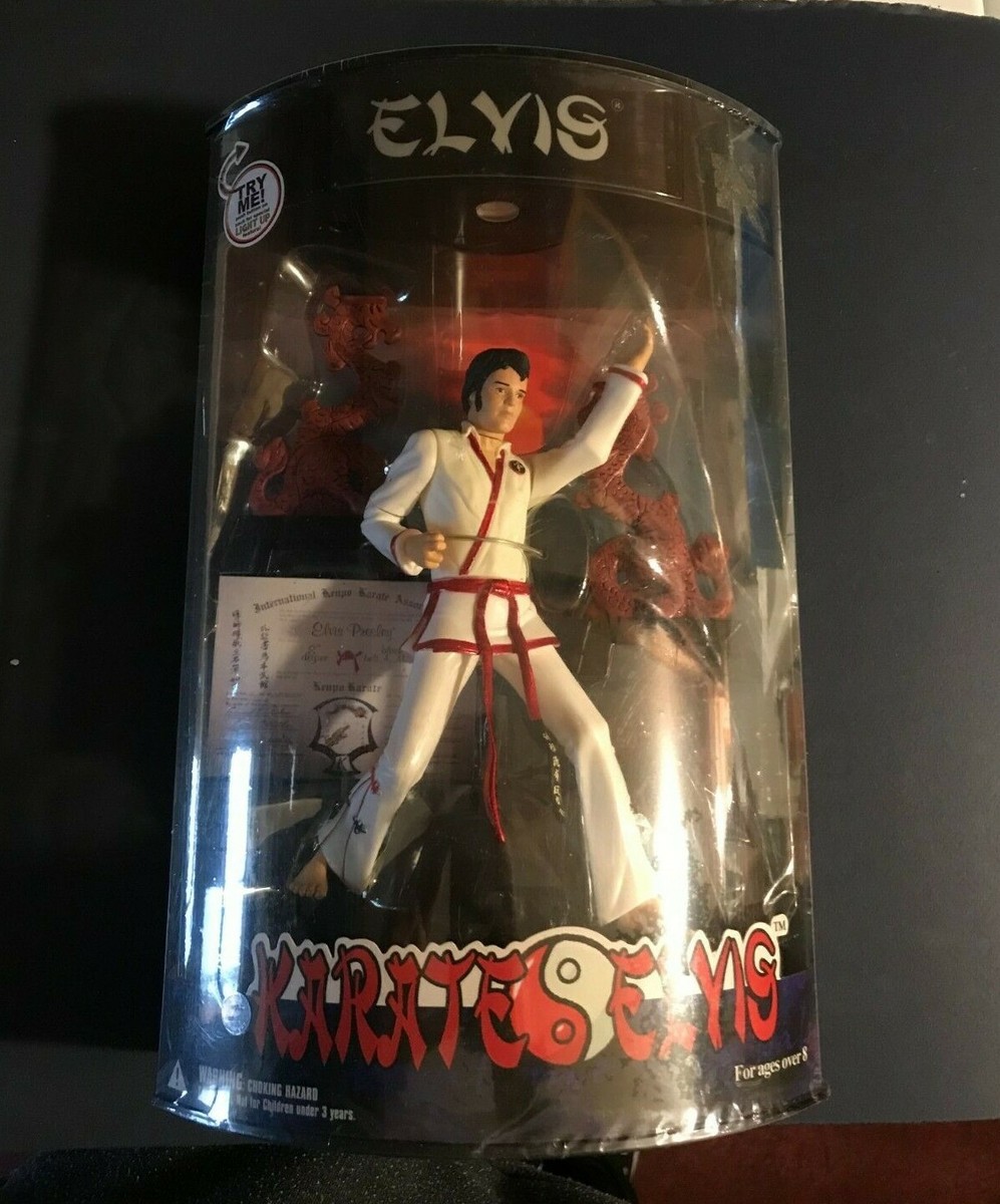 Figurine Elvis Presley – X-Toys – Karate Elvis – 17cm – Loose (sans Boîte)