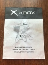 Original Microsoft System Console XBOX Instruction Manual Only