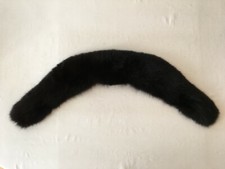 Col en fourrure de renard noir (véritable)