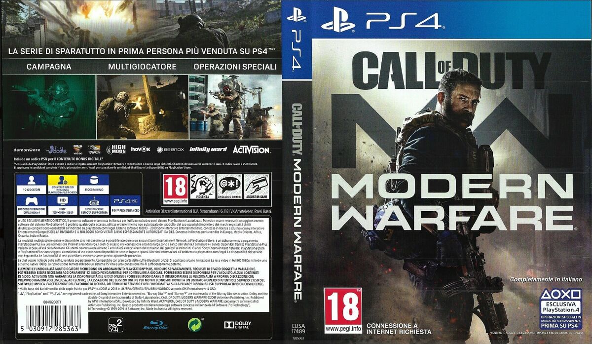 Replacement Case (NO GAME) Call of Duty Advanced Warfare Playstation 4 PS4  Box