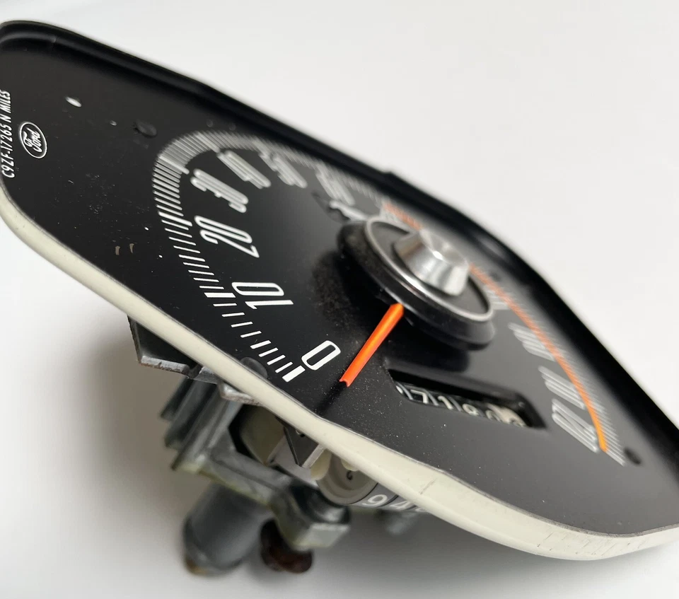 老式 1969 - 1970 年福特野马原始设备制造商速度计 - 用于零件或维修 — 第 3/4 张图片