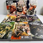 Attack on Titan Manga Hajime Isayama Lot Set of 9 Book Paperback Kodansha Comic