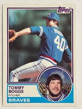 1983 Topps #649 Tommy Boggs Atlanta Braves