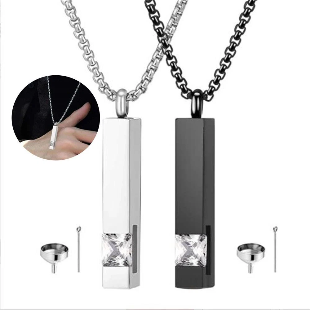 Crystal Urn Necklaces Cremation Ash Jewelry Cremation Urn Pendant Necklace | eBay