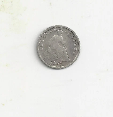 1857 Liberty Seated Half Dime - Good  Condition