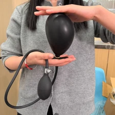 Inflatable Soft Plug Silicone Huge Pump Giant Stretcher Female Male BDSM Gay