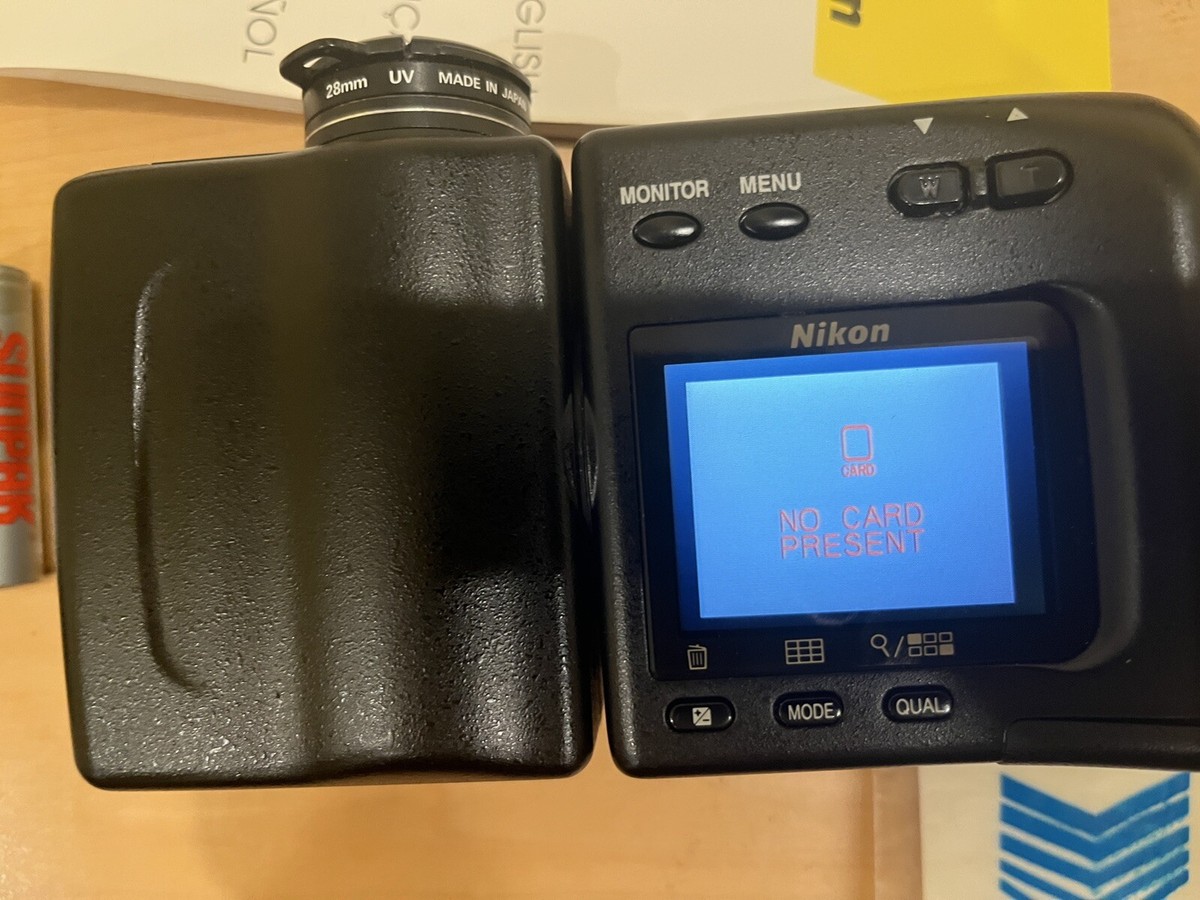 Vintage Nikon Coolpix 950 2.11MP 3x Zoom Digital Camera - Black | eBay
