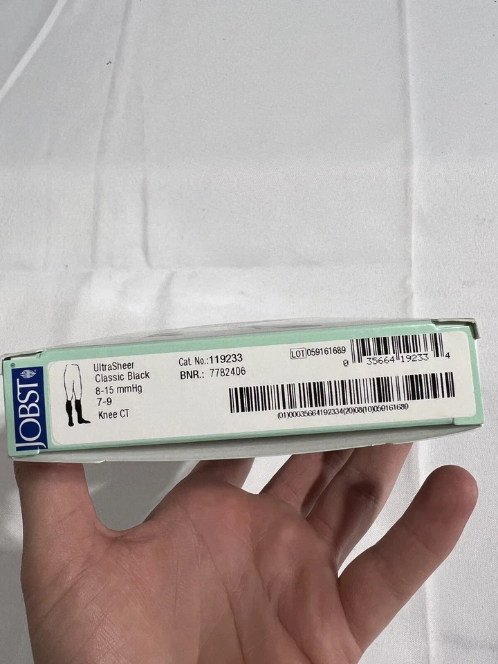 JOBST Women's Ultrasheer Knee High 8-15mmHg Closed Toe 3/pack - Image 3 of 3