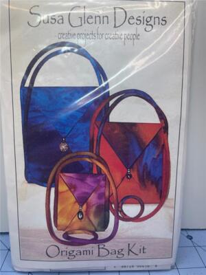 SUSA GLENN DESIGNS Sewing Pattern with rope for strap - ORIGAMI BAG KIT