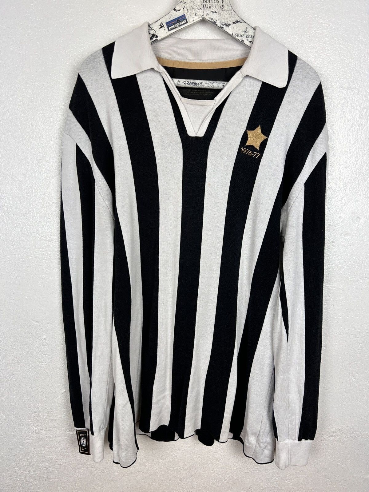 00s Vintage Nike Juventus 1976/77 Inspired Soccer Jersey Size XL