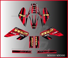 Razor MX500 MX650 graphics kit decals  THICK AND HIGH GLOSS .