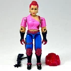 VTG 1986 Hasbro GI Joe ARAH v1 Zarana EARRINGS Complete Dreadnoks Action Figure