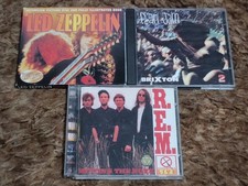 Lot of 3 Rare Rock CDs Led Zeppelin Pearl Jam R.E.M. Live Collector's Edition