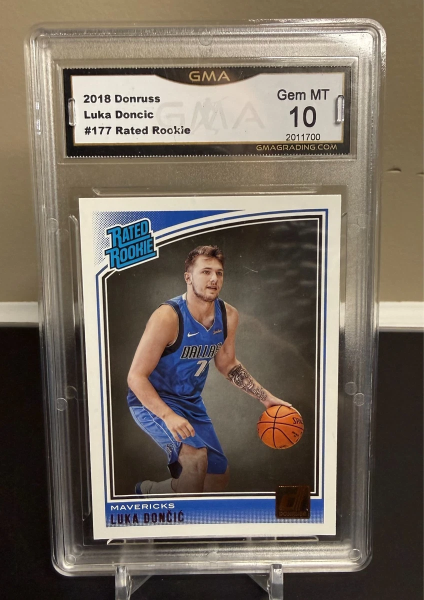 Luka Dončić 10 Graded Basketball Rookie Sports Trading Cards