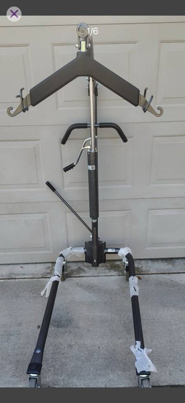 Drive 13023SV Manual Hydraulic Patient Lift with Sling Hooks