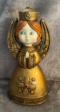 Vintage Christmas Golden Angel