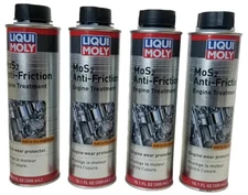 LIQUI MOLY 2009 MoS2 Anti-Friction Engine Oil Treatment – 4 Pack (300ml)