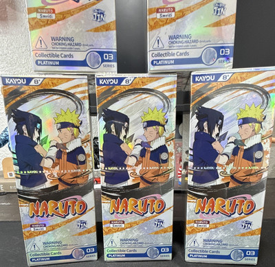 KAYOU Naruto Platinum Series 03 Sealed Box 12 Packs English JIN-03