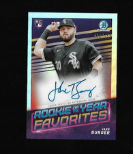 2022 Bowman Chrome Jake Burger Rookie of the Year Favorites Auto RC 060/150