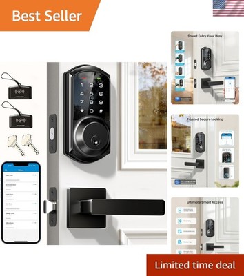 Advanced Smart Lock with Anti-Peeping Password & Remote Control Capability