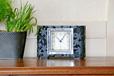 Vintage Mantle clock with black wrap