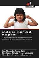 Ana Alejandra Reyna Ruiz (U. A.) | Analisi Dei Criteri Degli Insegnanti | Buch