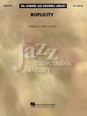 Boplicity | Gil Evans | Jazz Ensemble Library | Partitur + Stimmen | Hal Leonard